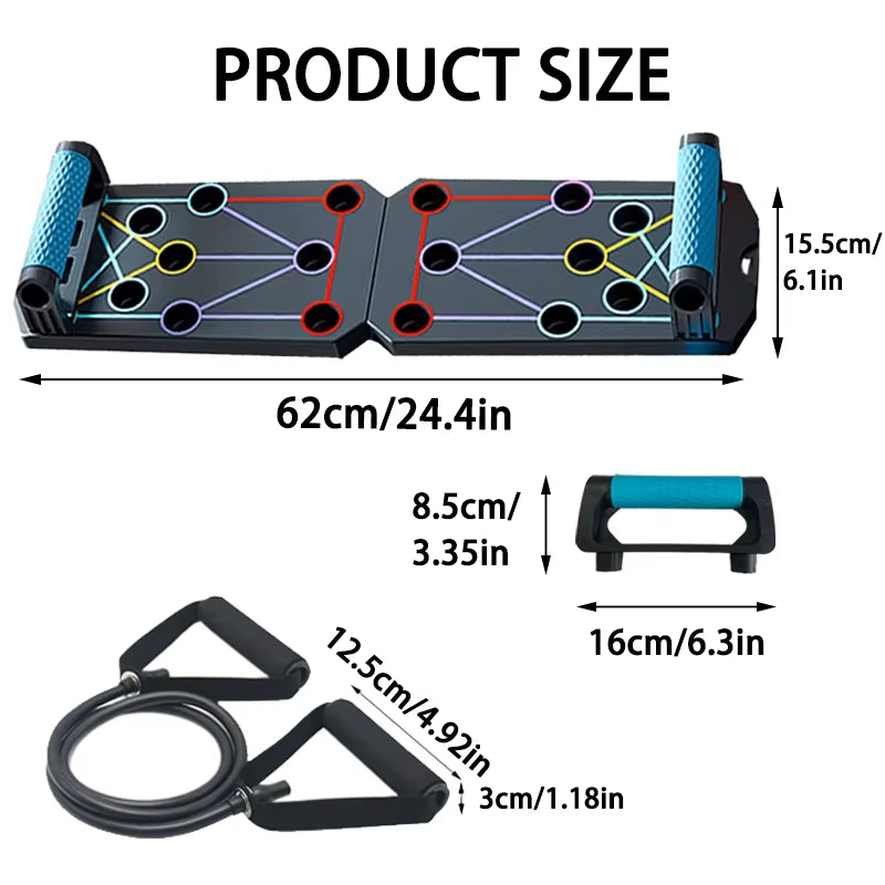 Folding Push-Up Board Support Muscle Exercise Multifunctional Table Portable Fitness Equipment Abdominal Enhancement Support